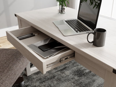 Ashley Furniture Bayflynn 48" Home Office Desk White;Black/Gray