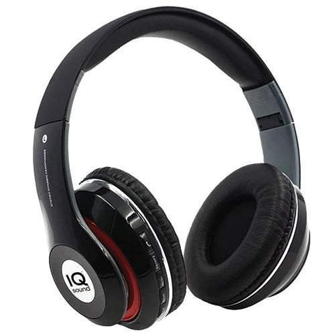 Supersonic Bluetooth Wireless Stereo Headphones w/ Mic Black - Smart Neighbor