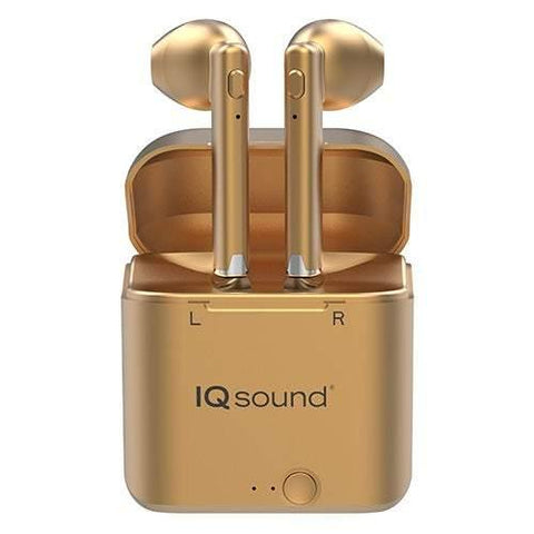 Supersonic True Wireless Earbuds w/ Charging Case Gold - Smart Neighbor