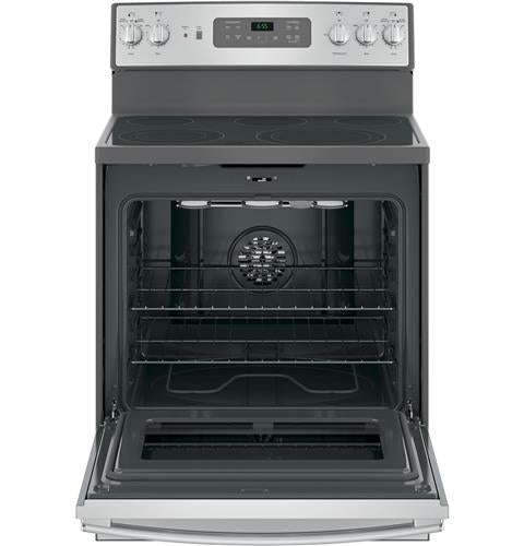 GE® 5.3 Cu. Ft. 30" Free-Standing Electric Convection Range