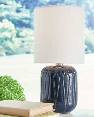 Ashley Furniture Hengrove Table Lamp Blue