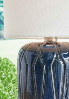 Ashley Furniture Hengrove Table Lamp Blue