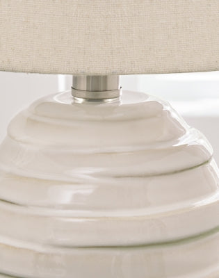 Ashley Furniture Glennwick Table Lamp White