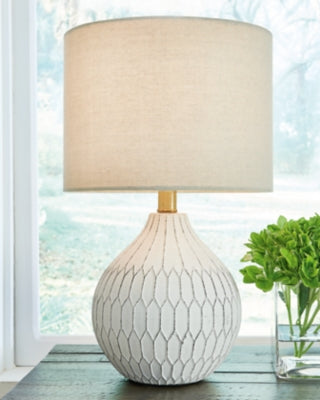 Ashley Furniture Wardmont Table Lamp White
