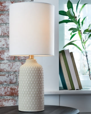 Ashley Furniture Donnford Table Lamp Black/Gray