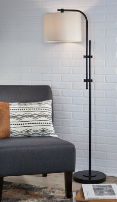 Ashley Furniture Baronvale Floor Lamp Black/Gray