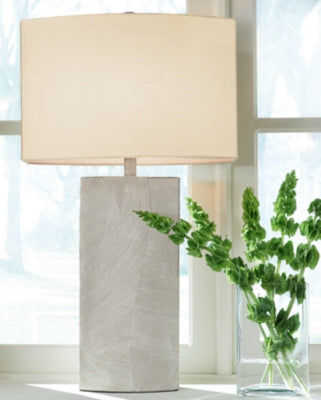 Ashley Furniture Bradard Table Lamp Natural;Brown/Beige
