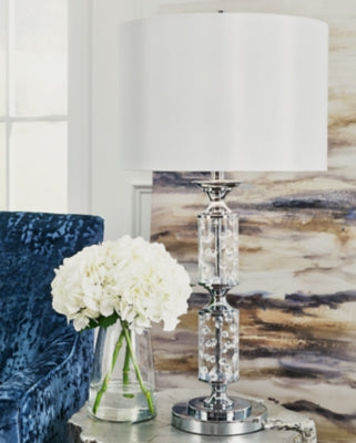 Ashley Furniture Laramae Table Lamp Metallic