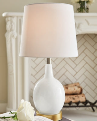Ashley Furniture Arlomore Table Lamp White