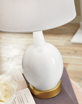 Ashley Furniture Arlomore Table Lamp White