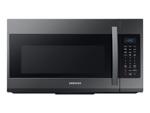 Samsung 1.9 Cu. Ft. Over-the-Range Microwave with Sensor Cooking in Black Stainless Steel