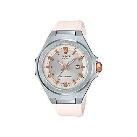 Casio Ladies Baby-G G-MS Solar White & Silver Analog Watch Silver Dial - Smart Neighbor
