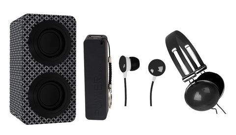 Naxa Portable Bluetooth Speaker Entertainment Pack Black - Smart Neighbor