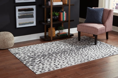 Ashley Furniture Samya Large Rug White;Black/Gray