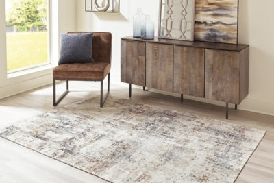 Ashley Furniture Jerelyn Large Rug White;Orange;Yellow;Black/Gray;Blue