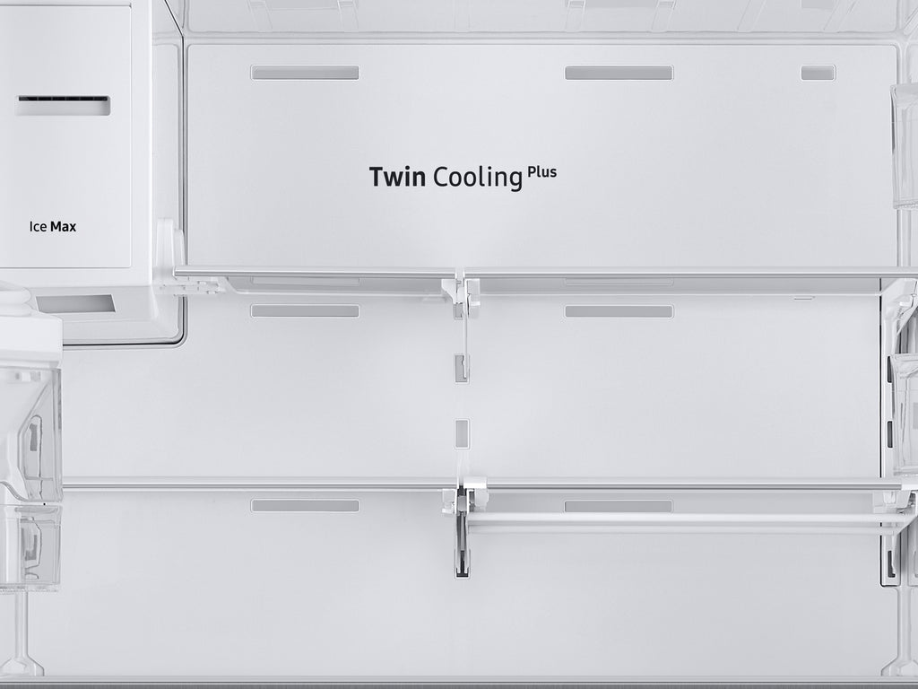 Samsung 23 cu. ft. Counter Depth 4-Door French Door Refrigerator in Tuscan Stainless Steel