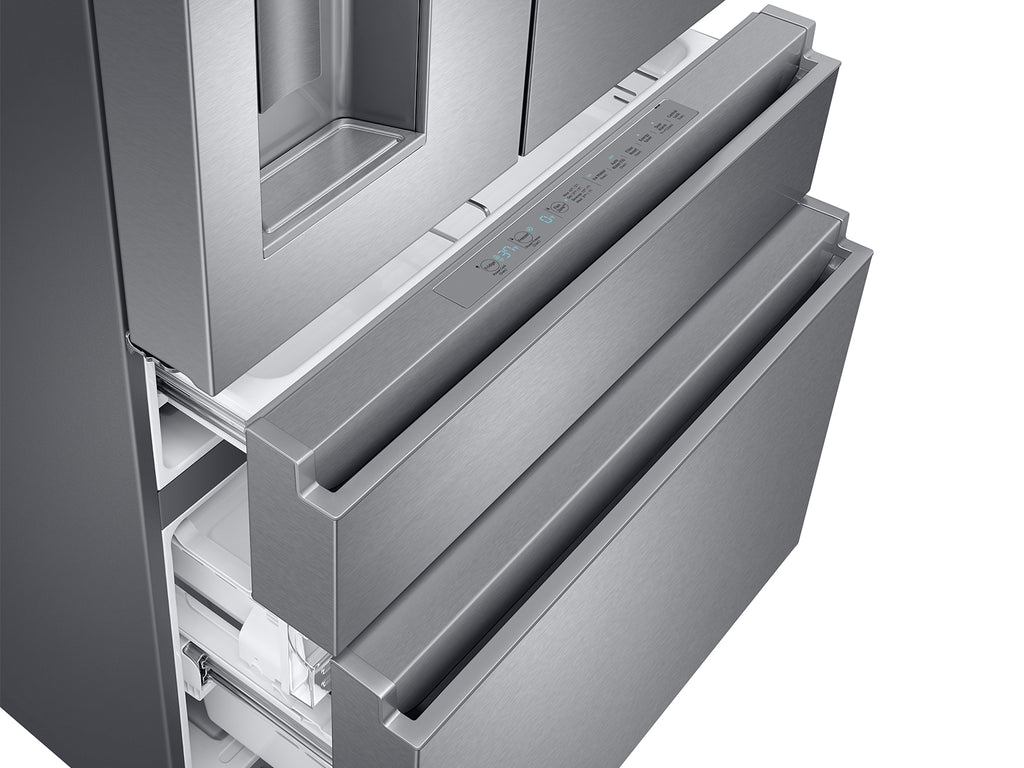 Samsung 23 cu. ft. Counter Depth 4-Door French Door Refrigerator in Stainless Steel