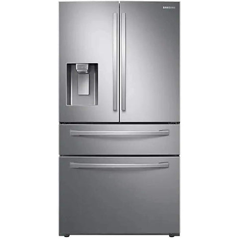 28 Cu. Ft. Samsung 4-Door French Door Refrigerator with FlexZone™ Drawer in Stainless Steel - Smart Neighbor