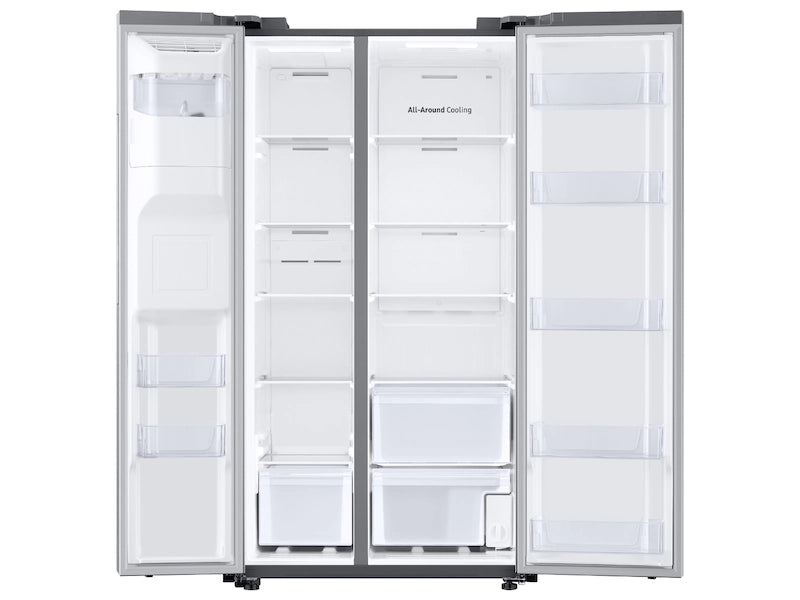 Samsung 27.4 Cu. Ft. Large Capacity Side-by-Side Refrigerator - Stainless Steel