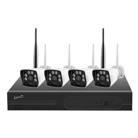 Supersonic Wireless Security System w/ 4 Indoor/Outdoor Cameras - Smart Neighbor