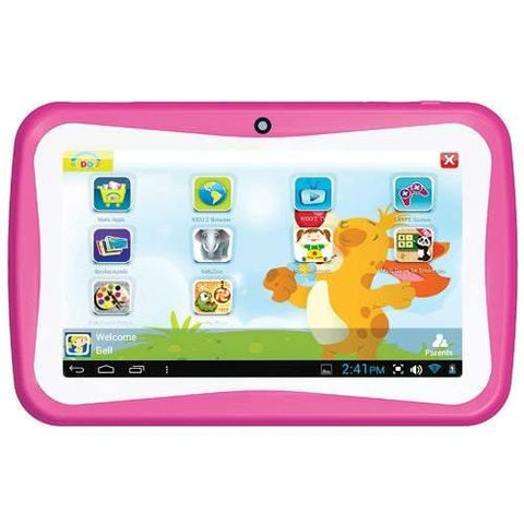 Supersonic 7" Android Dual Core Kids Tablet Pink - Smart Neighbor