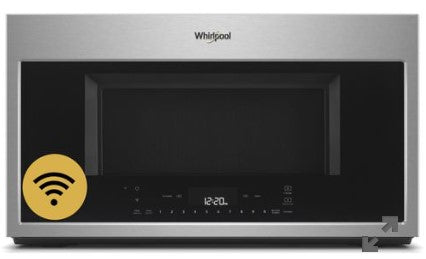 Whirlpool 1.9 cu. ft. Smart Over-the-Range Microwave with Scan-to-Cook technology