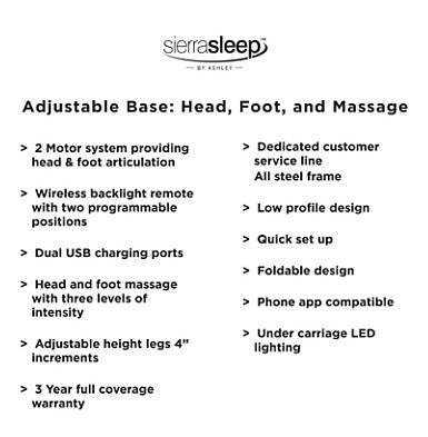 Ashley Sleep Align Queen Adjustable Base