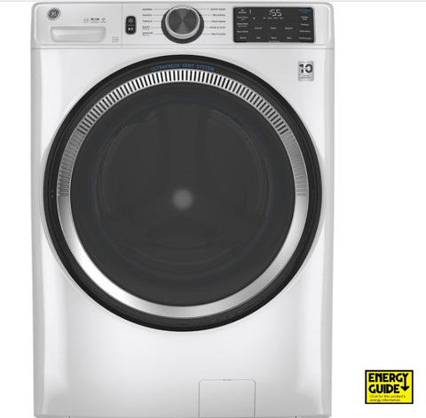 GE® 4.8 cu. ft. Capacity Smart Front Load Washer - White
