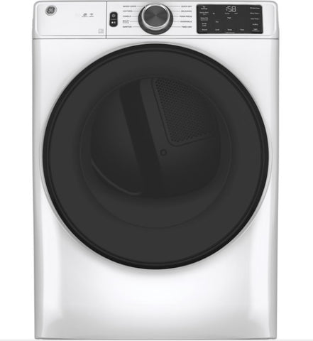 GE® 7.8 cu. ft. Capacity Smart Front Load Electric Dryer - White