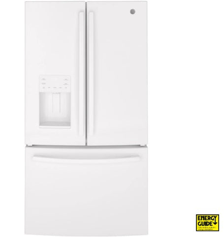 GE® 25.7 Cu. Ft. French-Door Refrigerator - White