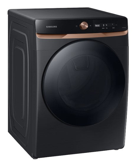 Samsung 7.5 Cu. Ft. AI Smart Dial Electric Dryer in Brushed Black