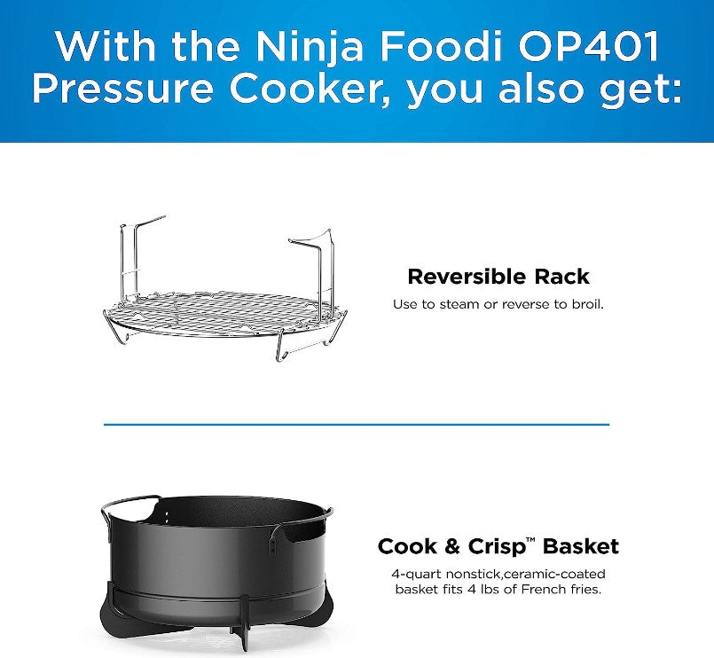 Ninja Foodi 8 Qt. Tender Crisp Pressure Cooker and Air Fryer