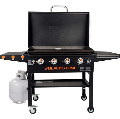 Blackstone 36" Griddle Cooking Station w/ Hood - Black