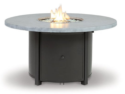 Ashley Furniture Coulee Mills Fire Pit Table - Gray/Black