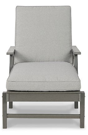 Ashley Furniture Visola Chaise Lounge with Nuvella Cushion - Gray