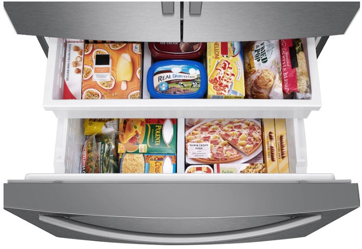 Samsung 27 Cu. Ft. Large Capacity 3-Door French Door Refrigerator - Stainless Steel