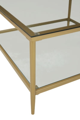Ashley Furniture Zerika Table (Set of 3) Metallic