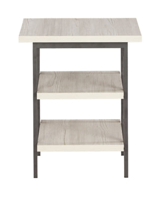 Ashley Furniture Bayflynn End Table (Set of 2) White;Black/Gray