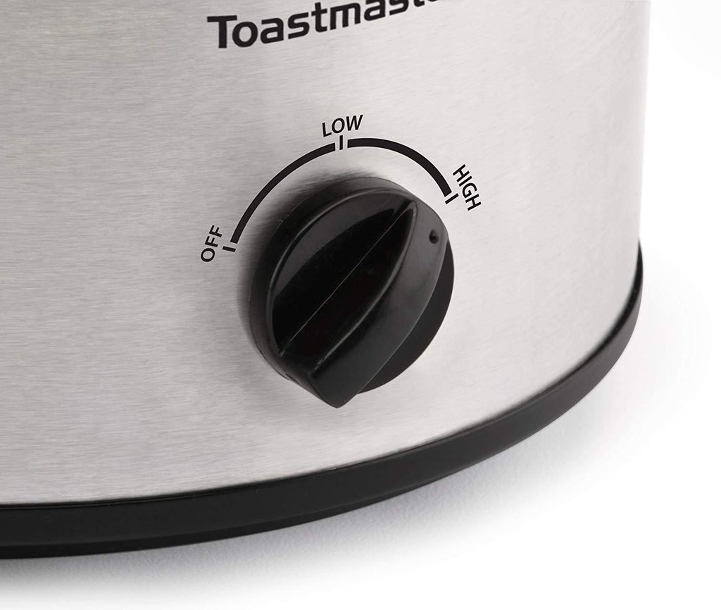 Toastmaster 1.5 Qt Brushed Stainless Steel Slow Cooker - Smart Neighbor