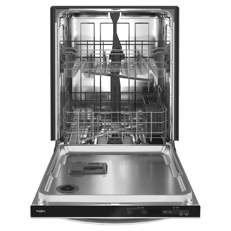 Whirlpool Large Capacity Dishwasher with Tall Top Rack in Stainless Steel