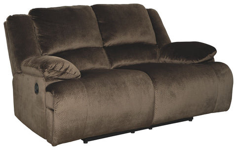 Clonmel - Chocolate - Reclining Loveseat