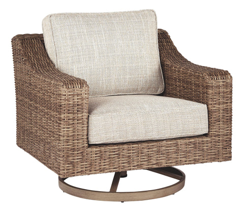 Beachcroft - Beige - Swivel Lounge Chair (1/CN)