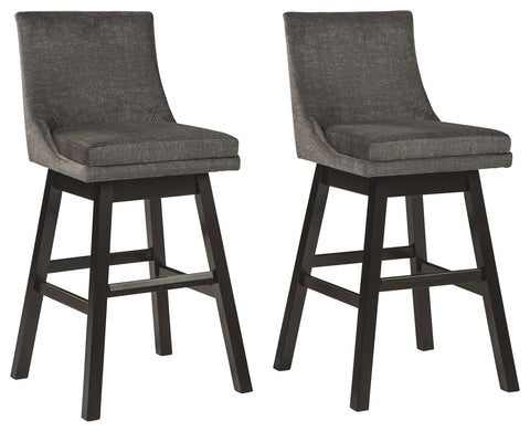 Tallenger - Dark Gray - Tall UPH Swivel Barstool(2/CN)