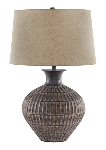 Magan - Antique Bronze Finish - Metal Table Lamp (1/CN)