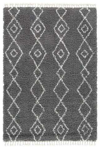 Maysel - Charcoal/White - Large Rug