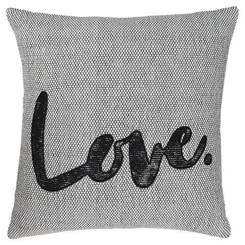 Mattia - Black/White - Pillow (4/CS)