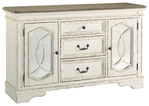 Realyn - Chipped White - Dining Room Server
