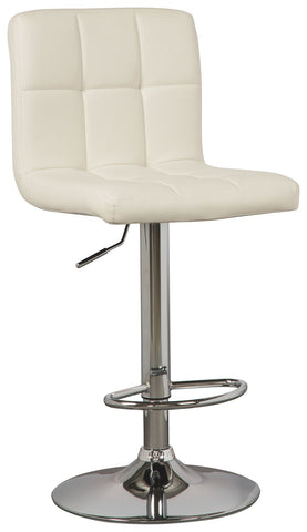 Bellatier - Bone - Tall UPH Swivel Barstool(2/CN)