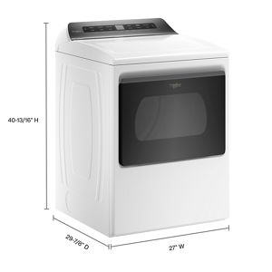 Whirlpool 7.4 cu. ft. Top Load Electric Dryer with Intuitive Controls