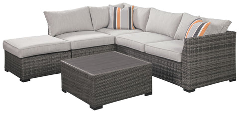 Cherry Point - Gray - LoveseatSEC/OTTO/TBL Set(4/CN)